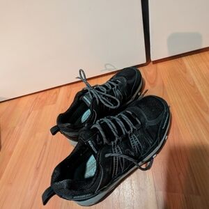 Skechers Black and Gray Athletic Shoes